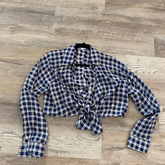 Superdown plaid top xs - Picture 2 of 3
